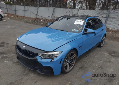 2017 BMW M3 z USA, uszkodzony, nr VIN WBS8M9C57H5G83716
